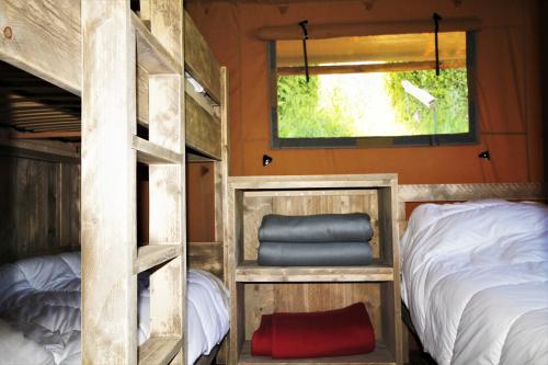 Les Castels Le Brévedent - Canvas cottage Woody Luxury (with bathroom) - Photo 5