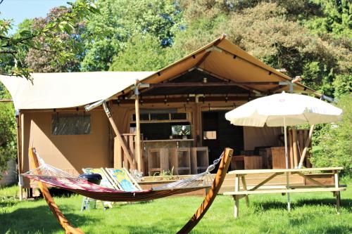 Les Castels Le Brévedent - Canvas cottage Woody Luxury (with bathroom) - Photo 1