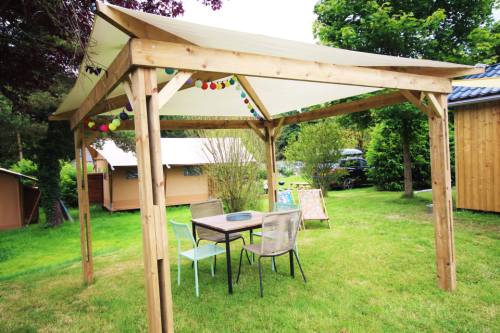 Les Castels Le Brévedent - Lodge tent Premium - Photo 9