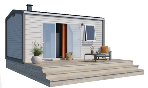 Flower Camping du Port Caroline - Mobile-home Standard 1 bedroom 18m² + terrace + TV - Photo 1