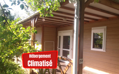 Camping Bois de Gravière - Chalet tradition 35m² (3 rooms + couvert terrace) - Photo 1