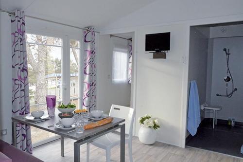 Camping Bois de Gravière - Chalet Mobile Ibiza Espace 31m² PMR (2 bedrooms + terrace) - Photo 2