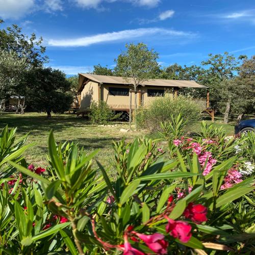 Camping L'Ombrage - Lodge Nature Luxe S (35m², 2 bedrooms, with sanitary) - Photo 10