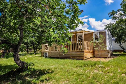 Camping L'Ombrage - Mobile home PREMIUM AIRCON S (35m², 3 bedrooms - Covered Terrace) - Photo 3