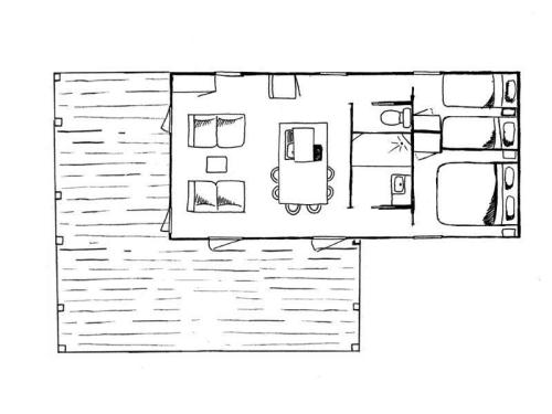 Flower Camping L'Ile d'Offard - Residence Premium 40m² 2 bedrooms + terrace + TV + sheets included - Photo 8