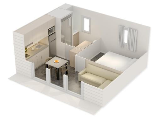 Camping Bell Sol - 1-bedroom Mobile-home - Photo 5