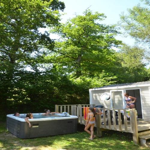 Camping Les Terrasses du Lac - Casa VIP 3 bedrooms airconditionned 31m² - Spa privatif - Photo 2