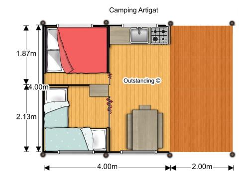 Camping Audinac les Bains - Tent Lodge - Photo 7