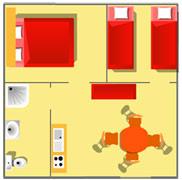 Flower Camping Les Granges - Chalet Eco 30.25 m² (2 bedrooms) - Photo 3