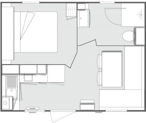 Camping Les Acacias - Mobilhome 1 bedroom 20m² + terrace 11m² - Photo 5