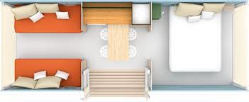Flower Camping Les Étangs Mina*** - Coco sweet 17 m² (2 rooms) + terrace (without toilet blocks) side camping - Photo 4
