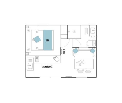 Camping des Mûres - Mobile home Premium Vinyards side - Photo 6