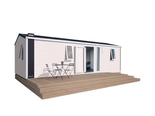 Camping du Chêne Vert - Mobil-home PREMIUM+ Albi-2/ 2 chambres avec salle de douche privative - Photo 2