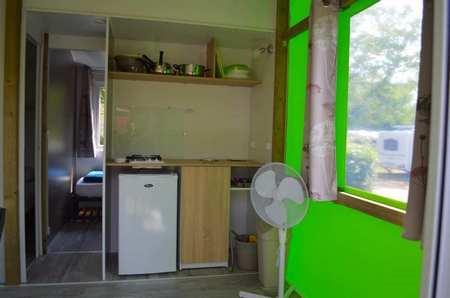 Camping Les Pommiers d'Aiguelèze - Tithome 20 m² - Photo 3