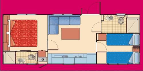 Camping Barco Reale - Mobilhome Ginestra 24m² - Photo 3