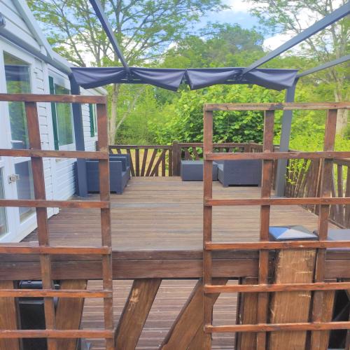 Camping La Clairière - MH 4pers confort+ 32m² 2 chambres + terrasse couverte 15m² + TV+clim - Photo 1