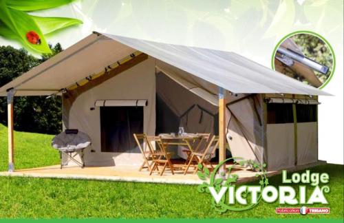 Flower Camping La Clairière - Les Cases : tent Eco 2 bedrooms (without toilet blocks) - Photo 3