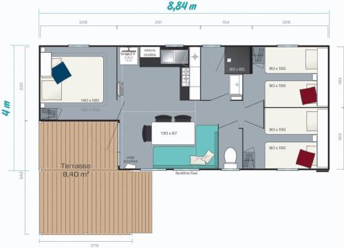 Sites et Paysages La Forêt - Cottage Family - 3 rooms - Photo 6