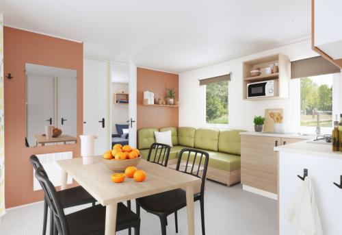 Flower Camping Du Lac De Thésauque - Mobile-home Confort 35m² - 3 bedrooms + terrace + TV + air-conditioning - Photo 2