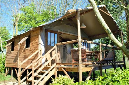 Camping du PIGEONNIER - CABANE LODGE LOU PITCHONIER 39 m2 - 2 bedrooms - Photo 1