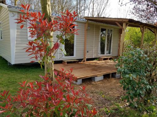 Camping du PIGEONNIER - Mobile-home 2 bedrooms PADIRAC LUXE 30 m2 + Half-covered terrace - Photo 2